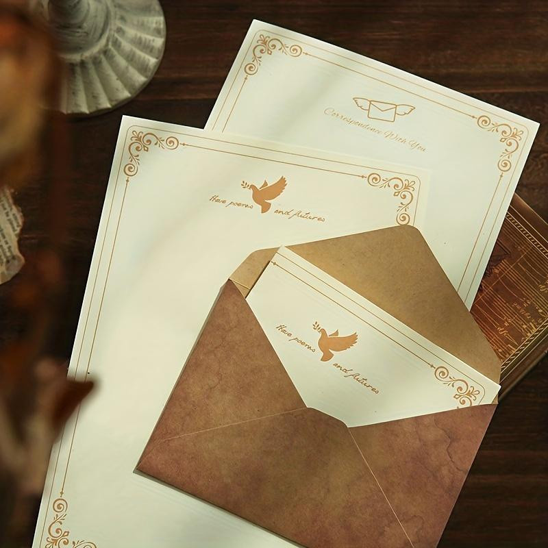 20 Stück Retro-Briefpapier SZ-Damai im B5 Format für romantische Liebesbriefe und kreative Schreibprojekte - Bild 4
