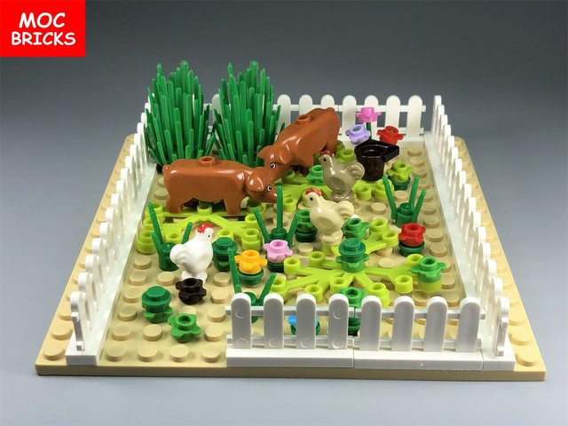 Yiran toy MOC Bausteine Bauernhof Dorf, ab 6 Jahren - Bild 1