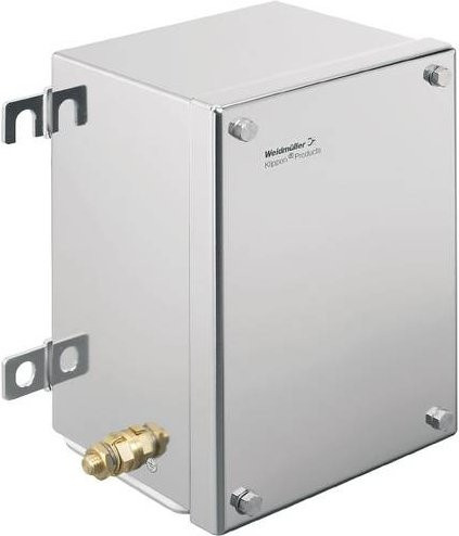 Weidmüller KTB FS 221513 S4E0 Gehäuse aus Edelstahl in Silber, B: 15,2 cm, H: 22,9 cm, T: 13,3 cm - Bild 1
