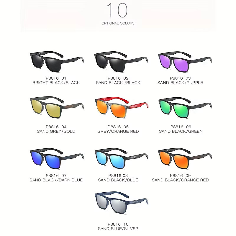 PARANOID 8816 Sonnenbrille, Vollrand, Kunststoff, Schwarz, Unisex, polarisiert - Bild 2