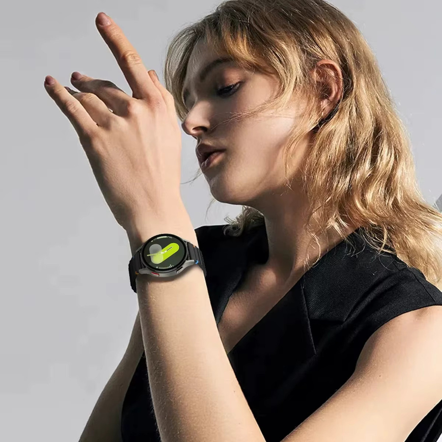 RWBANDS Uhrenarmband Silikon, Schwarz, Unisex, 20mm 22mm - Bild 5