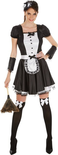 tectake Frauenkostüm sexy Dienstmädchen - Bild 1