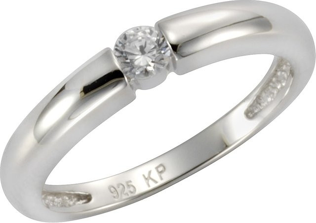 Zeeme Ring 925 Silber, Zirkonia, Damen - Bild 1