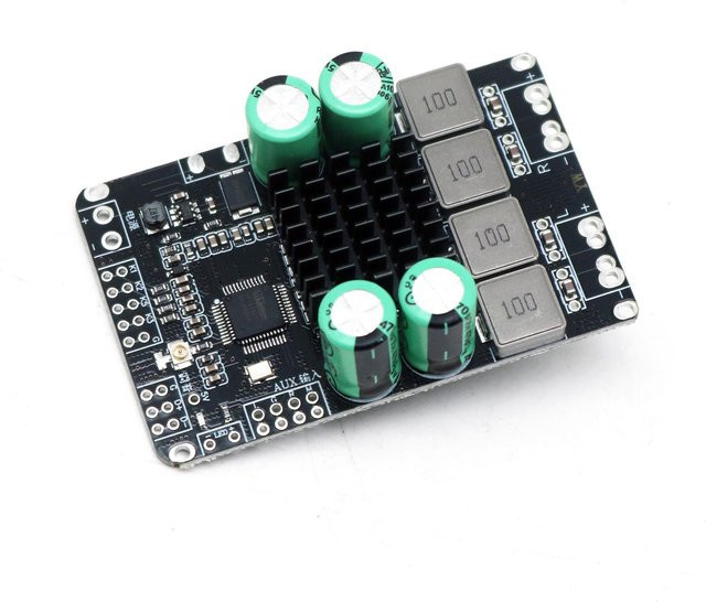 DykbRadio BP1048B1 Bluetooth 5.3 DSP Verstärker Modul mit TWS und EQ für DIY Lautsprecher, 2.0 Hi-Fi Stereo Power AMP, Schwarz - Bild 1