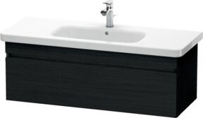 Duravit Waschtischunterschrank DuraStyle in Weiß, wandhängend mit 1 Auszug, B: 113 cm, T: 44,8 cm, H: 39,8 cm - Bild 1