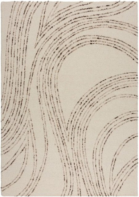 Flair Rugs Wollteppich Swirl Wool in Beige, B: 120 cm, L: 170 cm - Bild 1