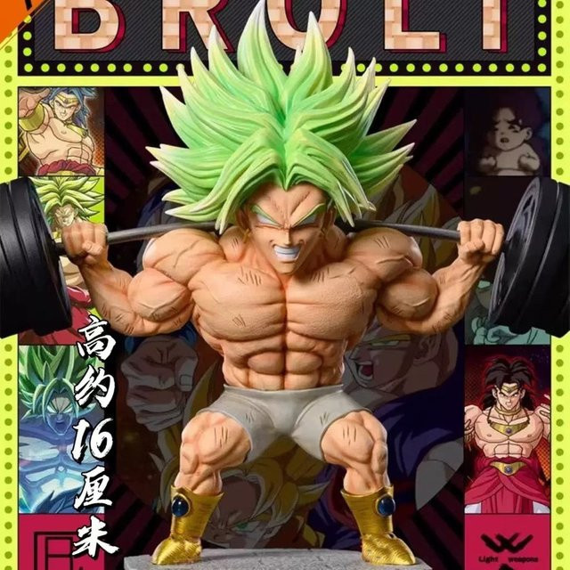 Bandai Dragon Ball Broly Fitness-Figur, PVC-Statue, 16 cm - Bild 1