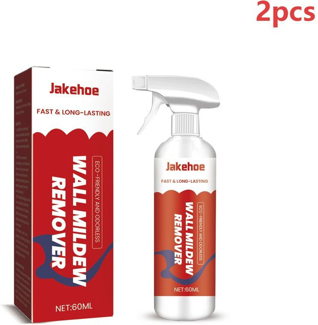 Jakehoe Schimmelentferner Spray für Badezimmer und Küche, 2er-Pack, Weiß - Bild 1