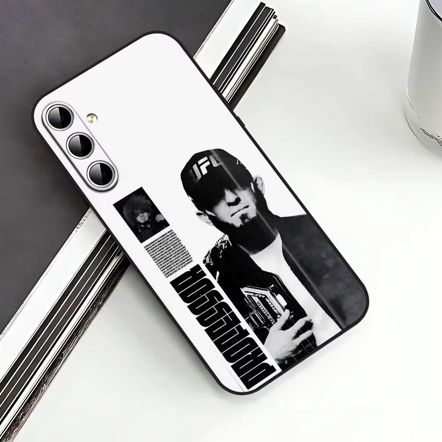 P4P Islam M-Makhachev Soft Cover Handyhülle für Samsung Galaxy S21 S22 S23 S24 S25 S26 Ultra FE Plus 5G A52S - Bild 3