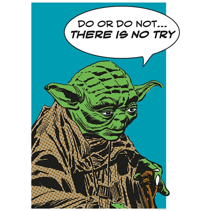 Komar Wandbild Star Wars Yoda, bunt, B/H: 50 x 70 cm - Bild 2