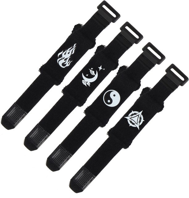 Rockhouse Gitarren-Muter Griffbrett-Muting Wrap für 6-saitige Akustik- und E-Gitarren, Schwarz, Länge: 18 cm - Bild 1