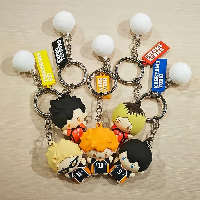 Bandai Haikyuu Hinata Shoyo Tobio Kageyama Yu Nishinoya Puppe, 5 cm, Kunststoff - Bild 1