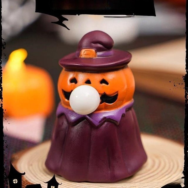 FXOE Halloween Kürbis Laternen, Kinderspielzeug, Orange - Bild 1
