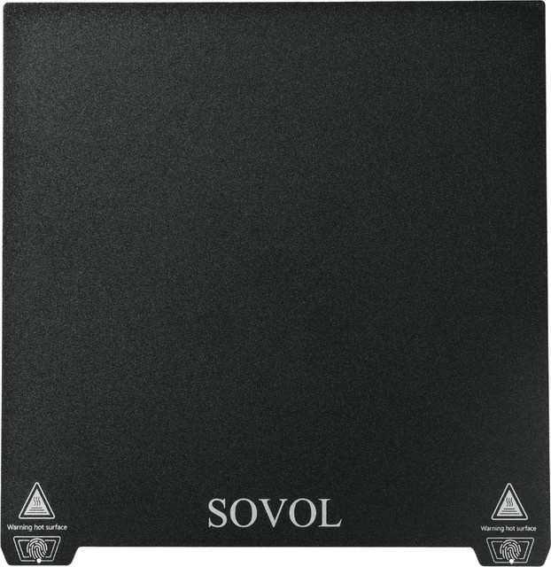 Sovol SV08 PEI Druckplatten-Set in Schwarz für FDM-Drucker - Bild 1