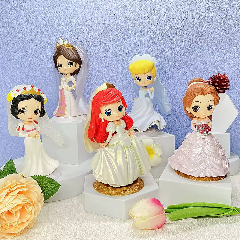 Bandai Disney Prinzessin Qposket Anime Figur, Schneewittchen Aurora Alice, Action Figur - Bild 3