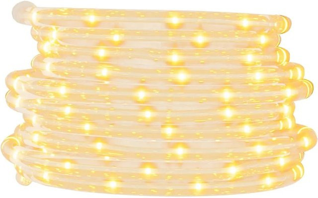 vidaXL LED Lichtschlauch Warmweiß mit 1200 LEDs, 50 m Länge, PVC, IP44 - Bild 1