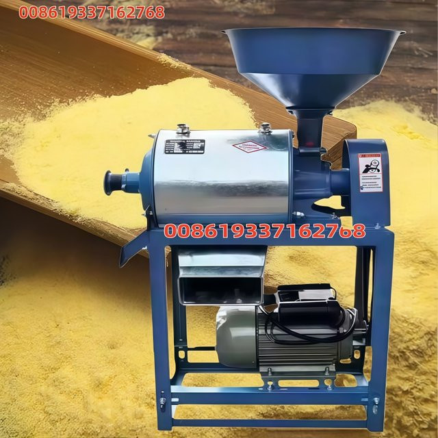 GUOHE Multifunktions Getreidemühle aus Edelstahl, Elektromotorbetriebene Haushaltsmehlmühle zum Zerkleinern von Reis, Mais, Bohnen und Sojabohnen - Bild 1
