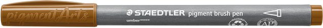 Staedtler Pigment Brush Pen in Umbra Braun - Bild 1