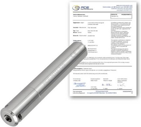 PCE Instruments PCE-HTD 125-ICA Temperatur-Datenlogger in Silber, kalibriert nach ISO, Messbereich -40 bis 125°C - Bild 1
