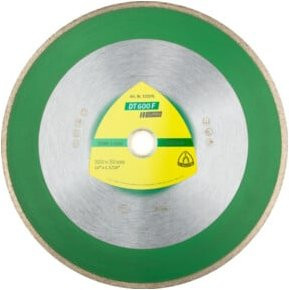 Klingspor DT 600 F Diamanttrennscheibe für Fliesen und Stein, Farbe: Grün, Durchmesser: 350 mm, Breite: 2 mm, Bohrung: 30 mm - Bild 1