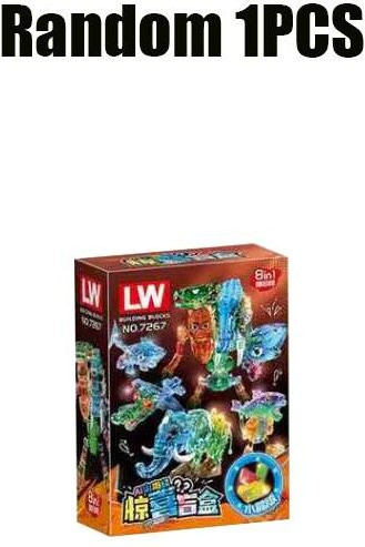 Yiran toy Tralalelo Tralala Figur Baustein Spielzeug Blind Box bunt / mehrfarbig - Bild 1
