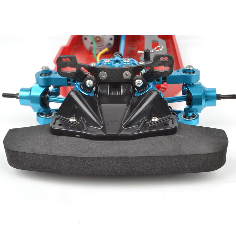 Tamiya Zubehör, 2-teiliges Set, Urethan-Schaumstoff-Frontstoßstange, Schwarz - Bild 3