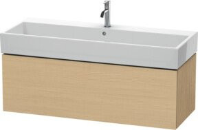 Duravit L-Cube Waschtischunterschrank wandhängend, Farbe Beige Matt, B: 118,4 cm, T: 45,9 cm, H: 39,4 cm - Bild 1