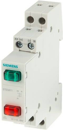 Siemens 5TE5811 Leuchtmelder in Rot, Grün und Weiß - Bild 1