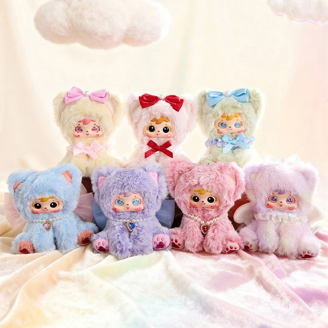 52TOYS Samuel Regenbogen-Katzen-Serie, Plüsch Mystery Blind Box, Taschenanhänger, Schlüsselanhänger, Puppe - Bild 1