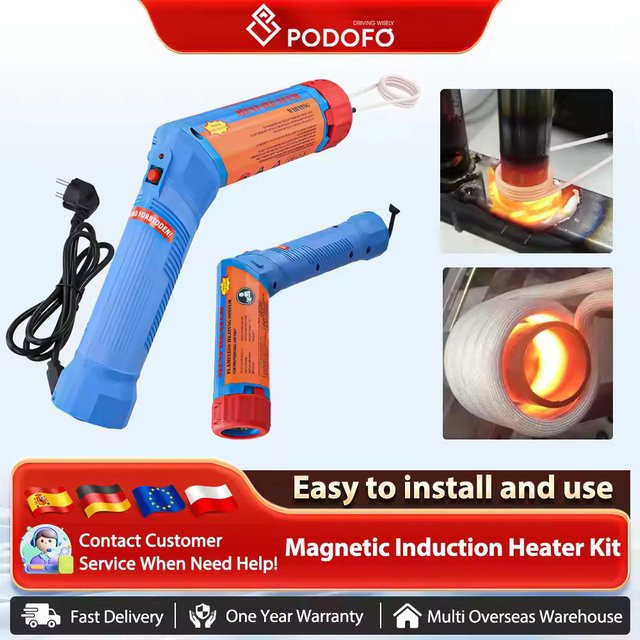 Podofo Hand-Induktionsschrauben-Entfernungswerkzeug 1100 W zur Entfernung rostiger Schrauben mit magnetischer Induktionsheizung - Bild 1