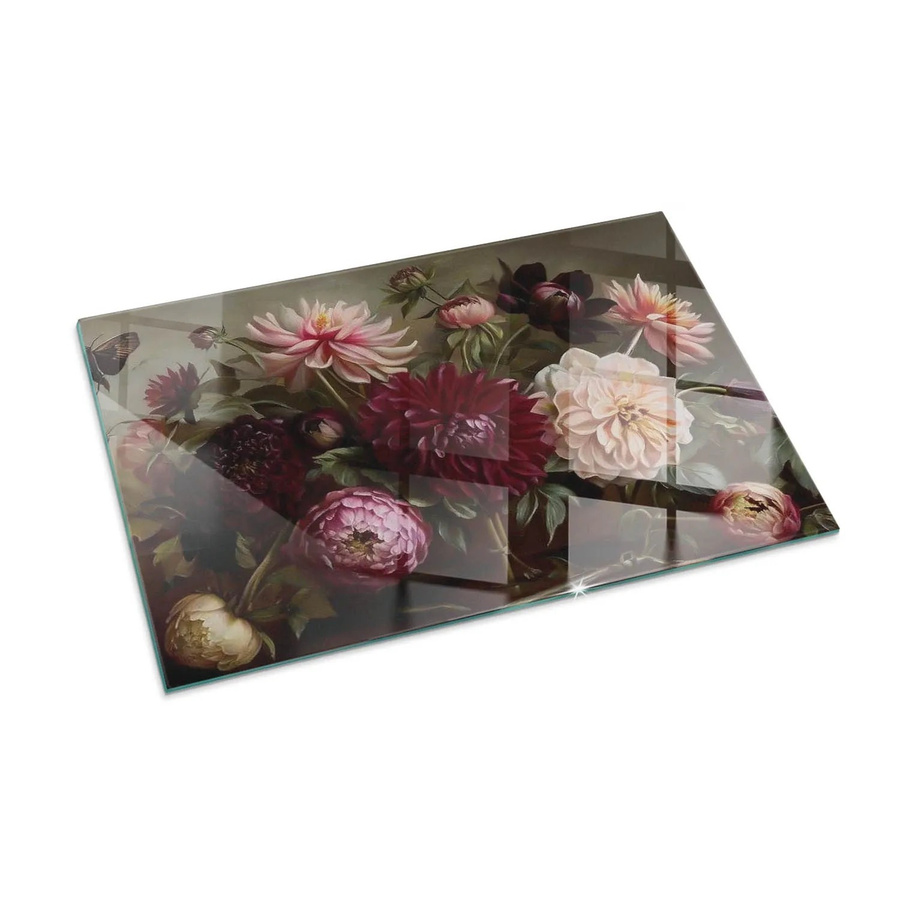 Tulup Glasplatte für Kaminöfen in Rot, B: 100 cm, T: 70 cm - Bild 2