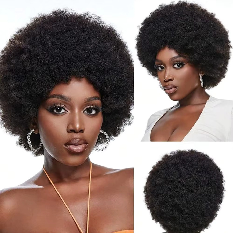 OYM HAIR Afro-Explosion Lace-Front-Perücke, Echthaar, Damen - Bild 5