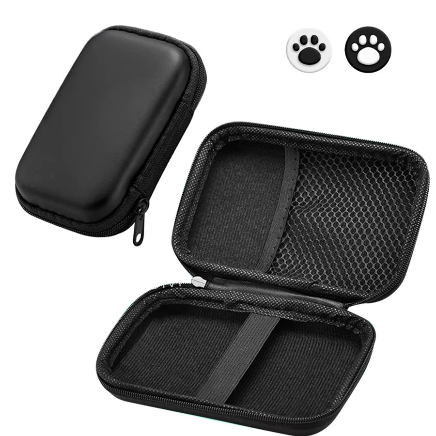 Tragbare Aufbewahrungstasche in Schwarz für ANBERNIC RG35XX, RG35XX PLUS, Miyoo Mini Plus, R36S und R35S Handheld Spielkonsolen - Bild 3