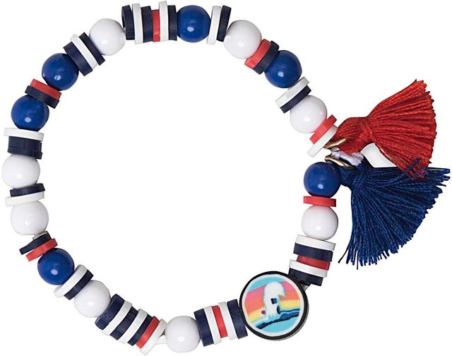 Rico Design Mini Perlen Armband Set blau-rot - Bild 1
