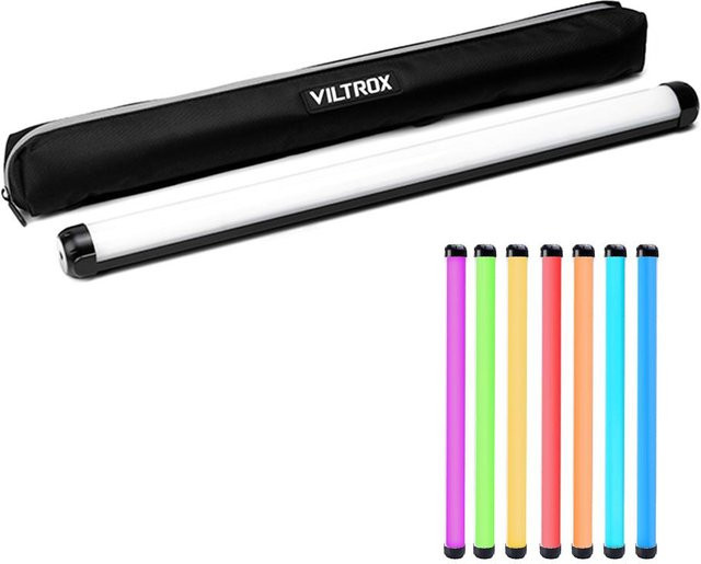 Viltrox K60 RGB-LED-Licht, tragbarer 20W Lichtstab mit zweifarbiger Einstellung von 2500K-8500K, Schwarz - Bild 1