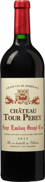 Château Tour Perey Saint-Émilion Grand Cru Rotwein, Cabernet Franc/Cabernet Sauvignon/Merlot, 2022, Frankreich, 14,0 %, 0,75 l - Bild 1