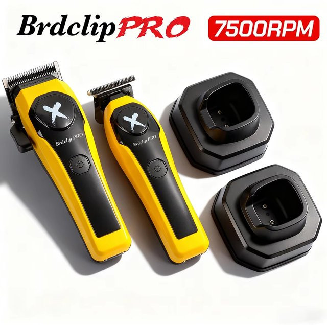 BRDCLIP BRD 619 339 Professioneller Haarschneider für Männer mit LCD-Display und Basis-Ladegerät - Bild 1