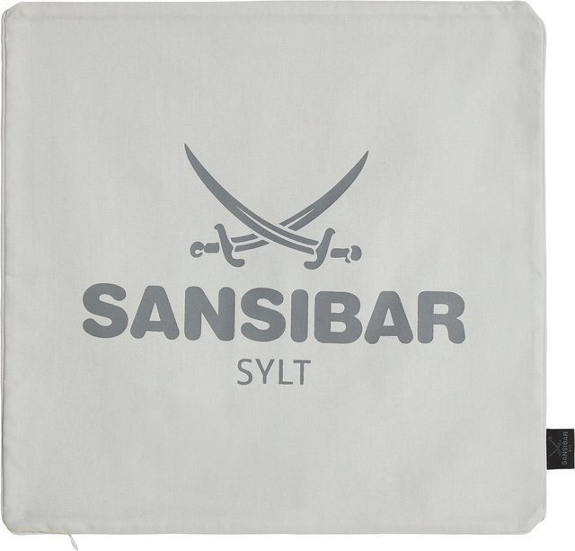 Kissenhülle SANSIBAR LIVING aus Baumwolle, quadratisch, Grau/Mehrfarbig, B/B/H: 45 x 45 x 0 cm - Bild 1