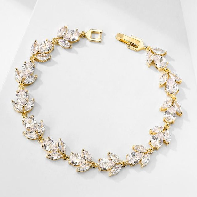 ZAKOL Armband, Kupfer, Zirkonia, Weiß, Damen - Bild 1