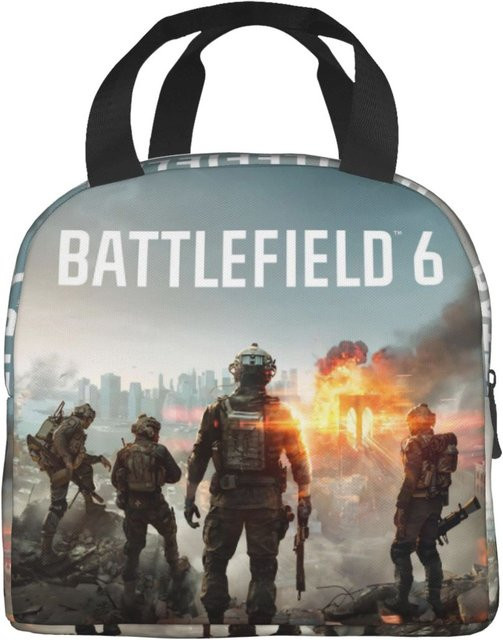 Isolierte Battlefield 6 Lunchtasche von Fancy Style Studio in Multicolour - Bild 1