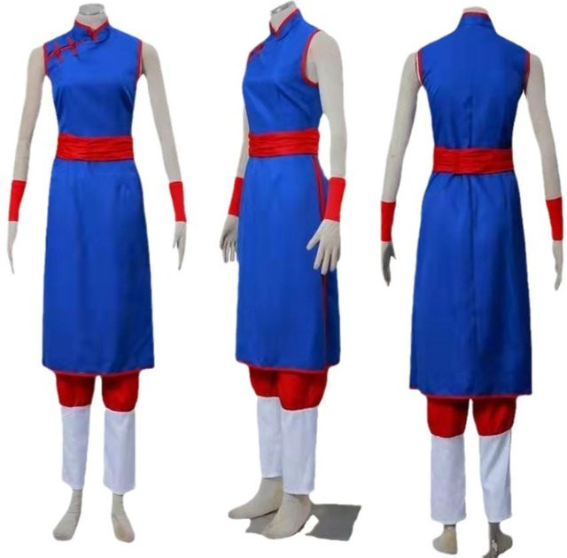 Bandai Dragon Ball Z Chichi Kostüm, Kleidung, Blau - Bild 1