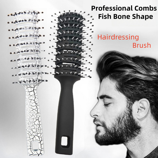 Friseurkamm, Haarbürste in Fischgrätenform - Bild 1