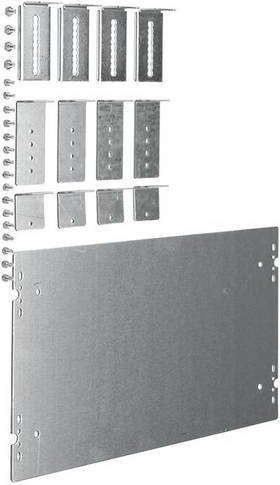 Hager Montageplatte UZ22M3 aus Stahl mit Absenkwinkel für Bausteine, Breite: 50 cm, Höhe: 30 cm - Bild 1