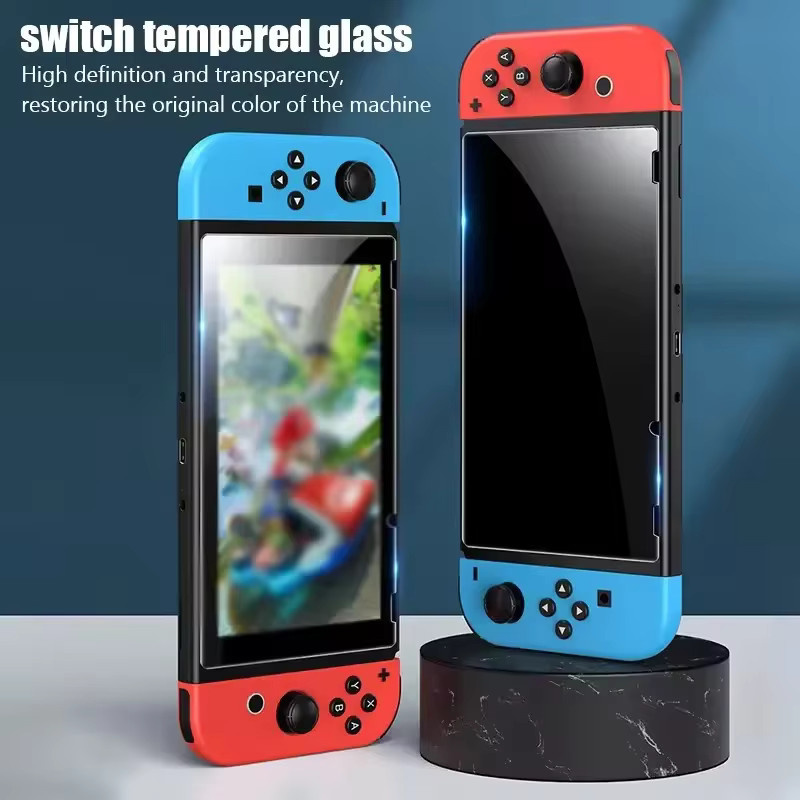 Nintendo Switch Displayschutzfolie aus gehärtetem Glas, transparent, passend für Switch 2, Switch Lite und Switch OLED, 1 oder 3 Stück - Bild 5