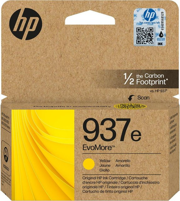 HP 937e EvoMore Tintenpatrone Gelb für Officejet Pro 9110b - Bild 1