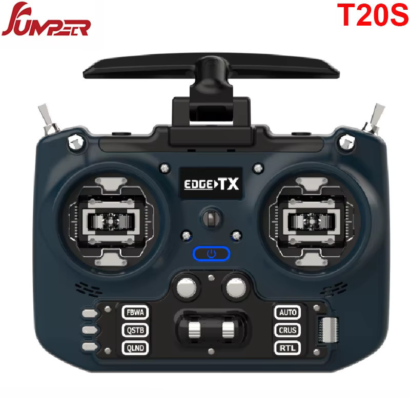 Jumper T20S T20 V2 ELRS Radio Sender mit Hall Sensor Gimbal und EdgeTX in Blau für RC FPV Drohnen und Flugzeuge - Bild 2