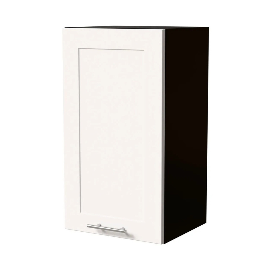 Feldmann-Wohnen Hängeschrank Oslo W2/40 in Schwarz und Weiß Matt mit Soft-Close-Türen, Breite: 40 cm, Tiefe: 32,5 cm, Höhe: 72 cm - Bild 2