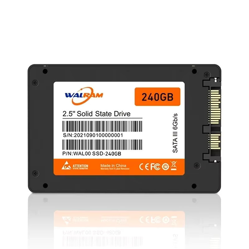 WALRAM 2.5 Zoll SATA SSD Festplattenlaufwerk für Desktop-PCs und Laptops in Schwarz - Bild 4