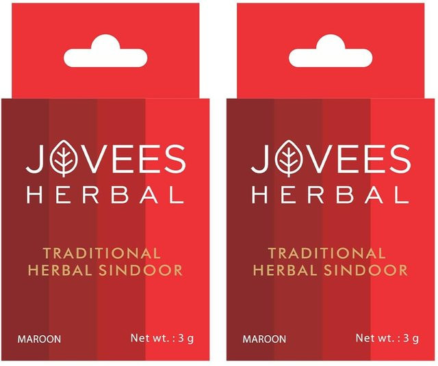 Jovees Herbal Sindoor Tiefrot, 2 Stück, 3g - Bild 1