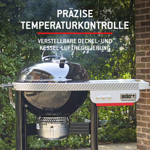Weber Holzkohlegrill Performer Premium Smart, schwarz, Ø 57 cm - Bild 4